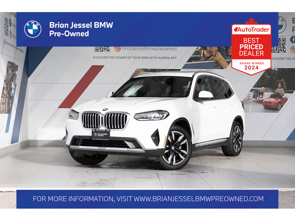 Alpine White 2023 BMW X3 xDrive30i AWD SUV / Crossover All-Wheel Drive Automatic