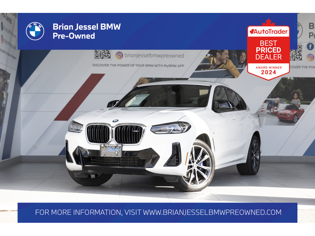 Alpine White 2023 BMW X4 M40i AWD SUV / Crossover All-Wheel Drive Automatic