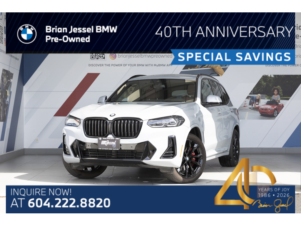 Gray Metallic 2024 BMW X3 SUV / Crossover All-Wheel Drive Automatic