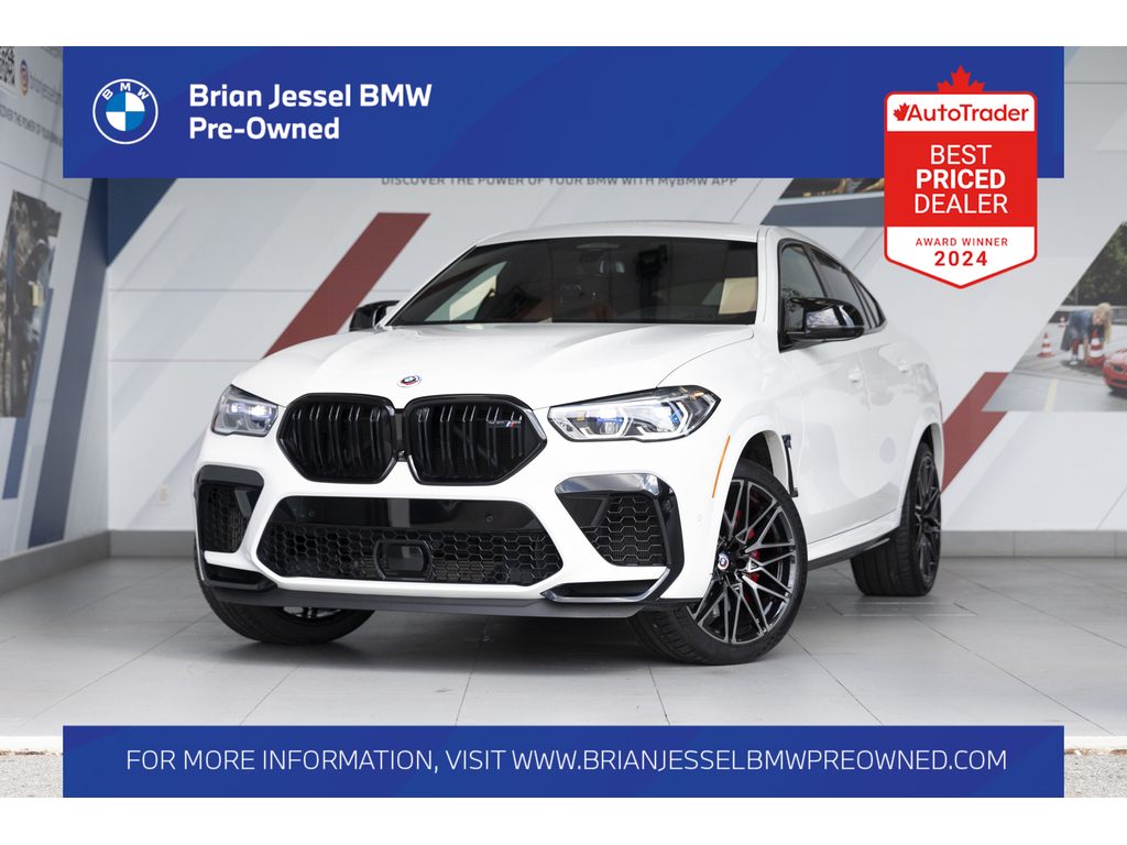 Alpine White 2023 BMW X6 M AWD SUV / Crossover All-Wheel Drive Automatic