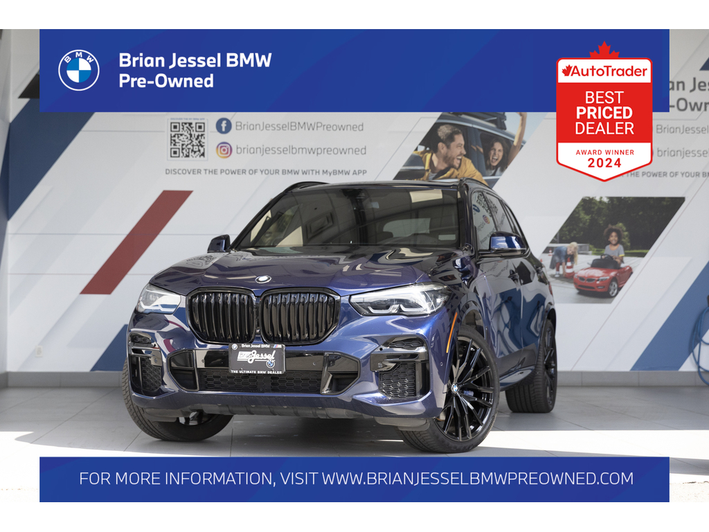 Blue Metallic 2022 BMW X5 xDrive40i AWD SUV / Crossover All-Wheel Drive Automatic