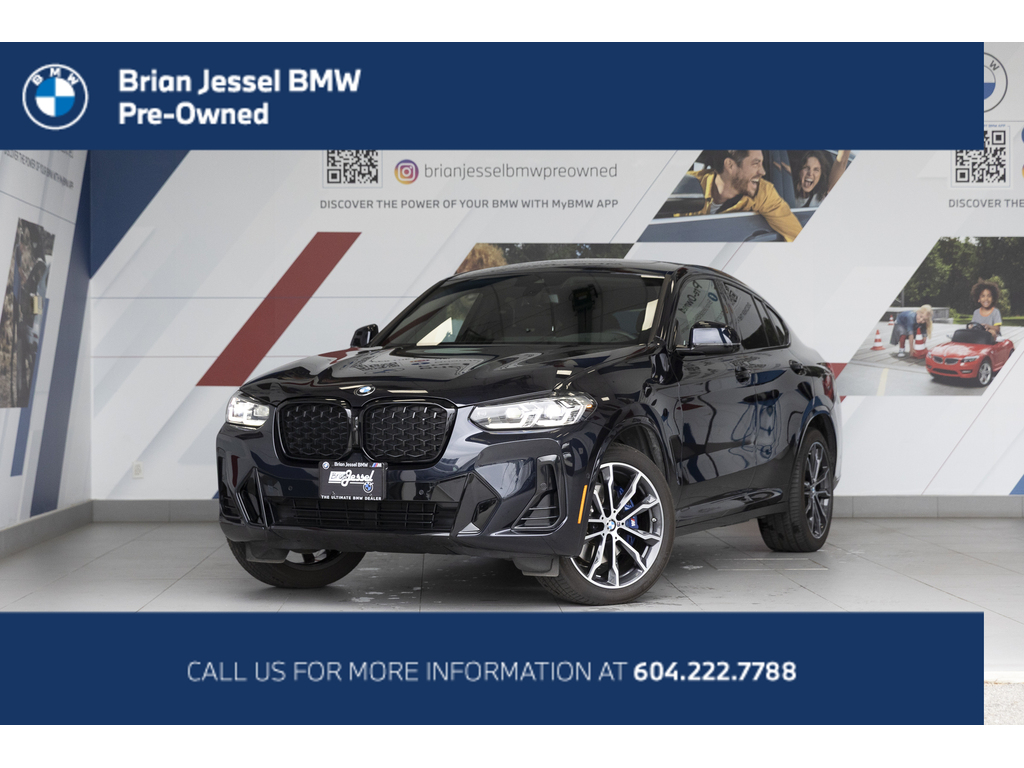 Carbon Black Metallic 2023 BMW X4 SUV / Crossover All-Wheel Drive Automatic