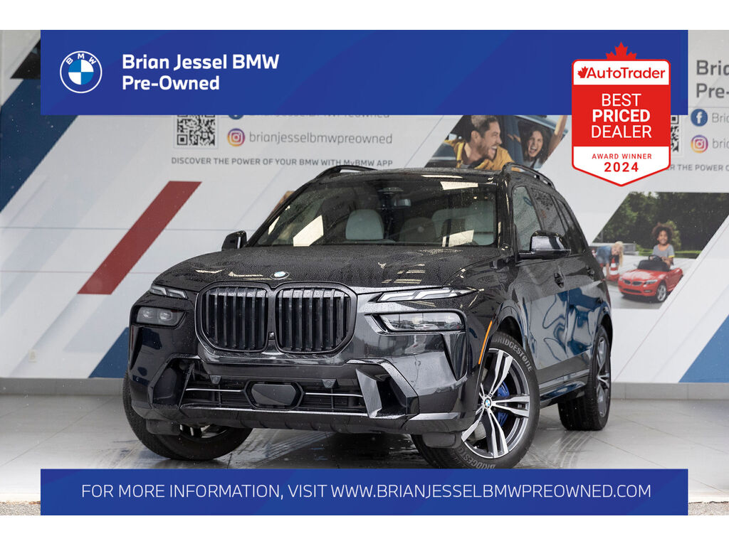 Black Sapphire Metallic 2024 BMW X7 xDrive40i AWD SUV / Crossover All-Wheel Drive Automatic