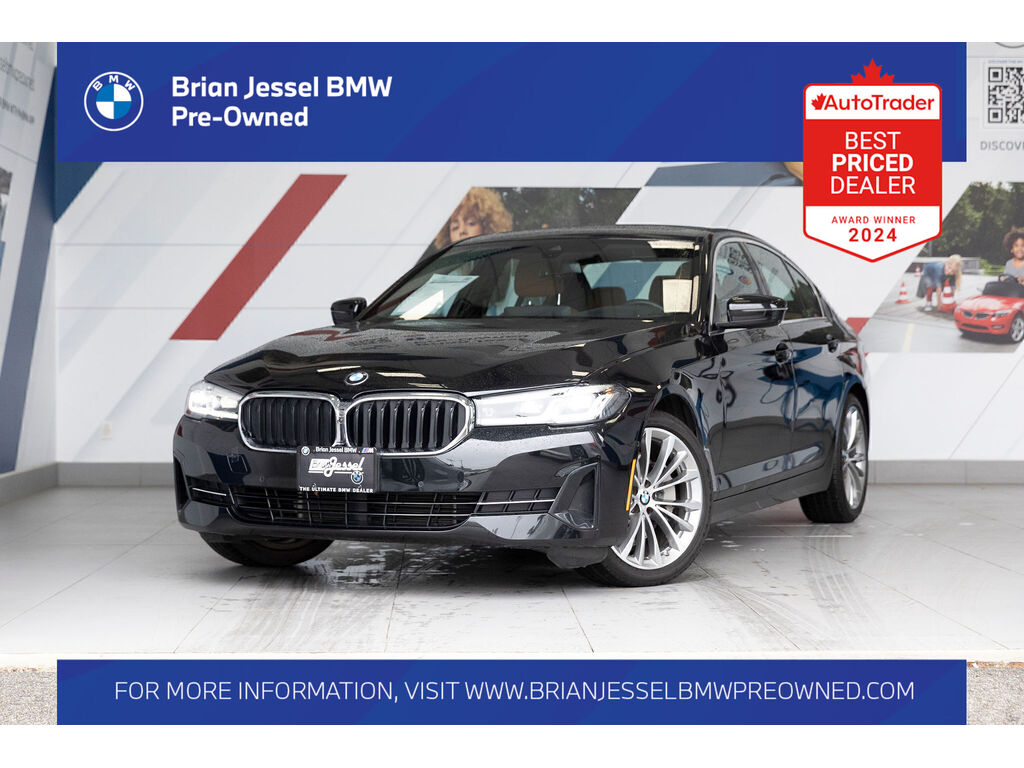 Black Sapphire Metallic 2023 BMW 5 Series 530i xDrive AWD Sedan All-Wheel Drive Automatic