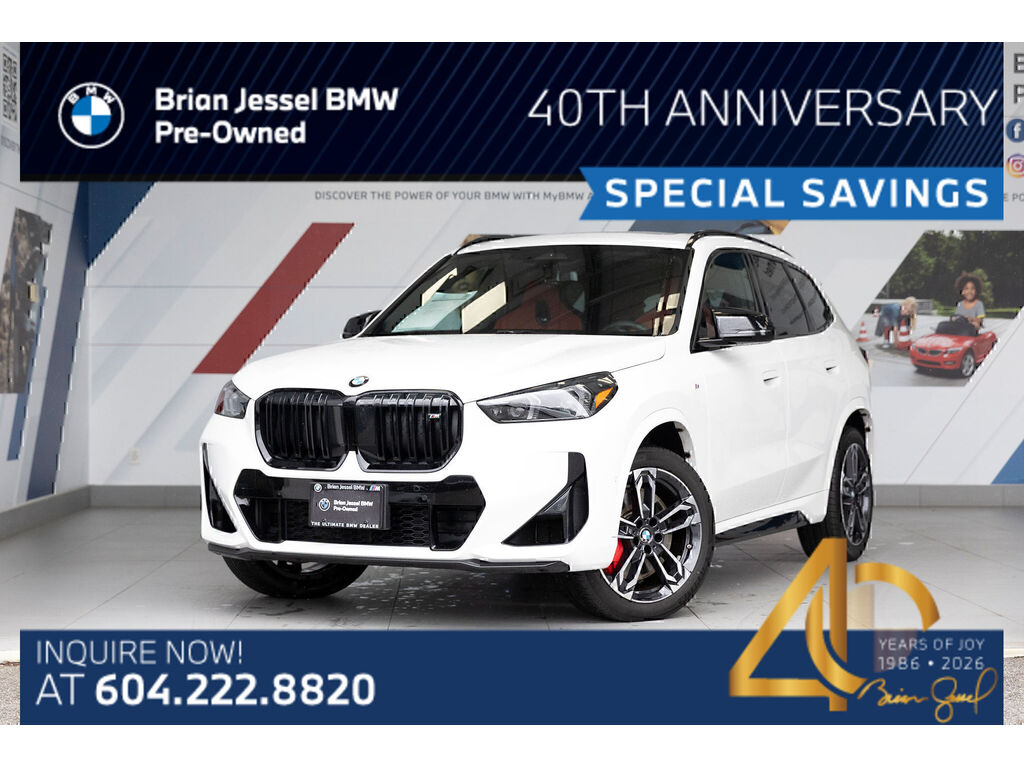 Alpine White 2025 BMW X1 SUV / Crossover All-Wheel Drive Automatic