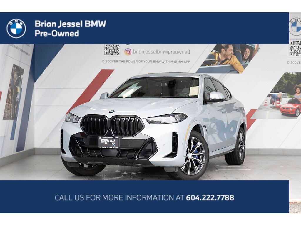Gray Metallic 2024 BMW X6 SUV / Crossover All-Wheel Drive Automatic