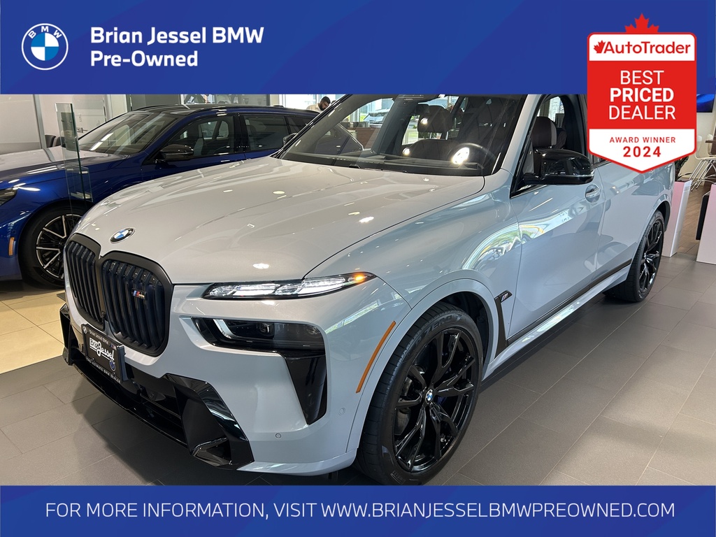 Gray Metallic 2025 BMW X7 M60i AWD SUV / Crossover All-Wheel Drive Automatic