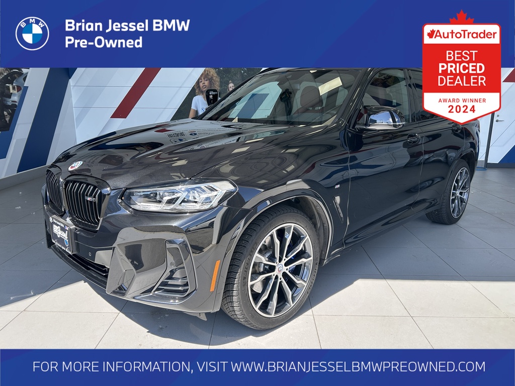 Black Sapphire Metallic 2022 BMW X3 M40i AWD SUV / Crossover All-Wheel Drive Automatic