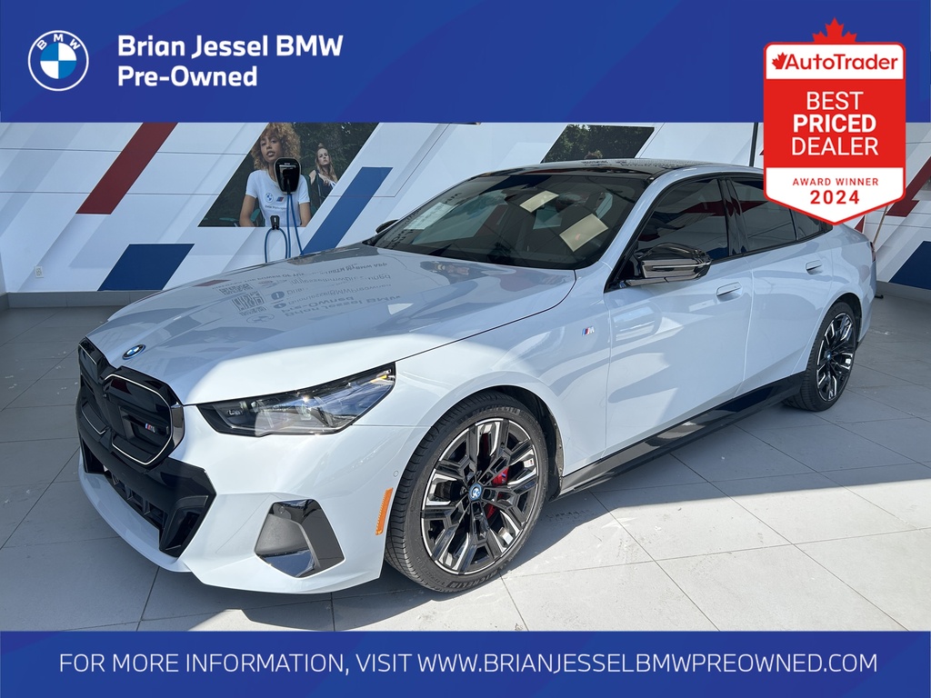 Gray Metallic 2025 BMW i5 M60 AWD Sedan All-Wheel Drive Automatic