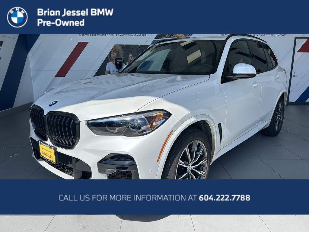 White Metallic 2022 BMW X5 SUV / Crossover All-Wheel Drive Automatic