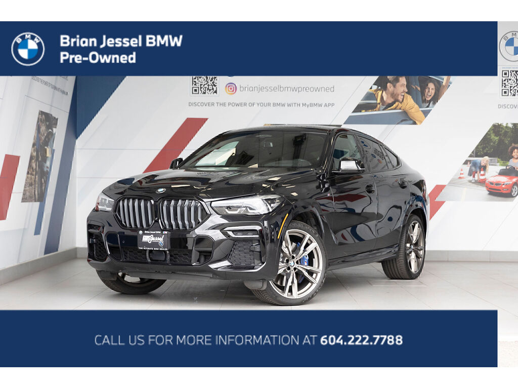 Black Sapphire Metallic 2023 BMW X6 SUV / Crossover All-Wheel Drive Automatic