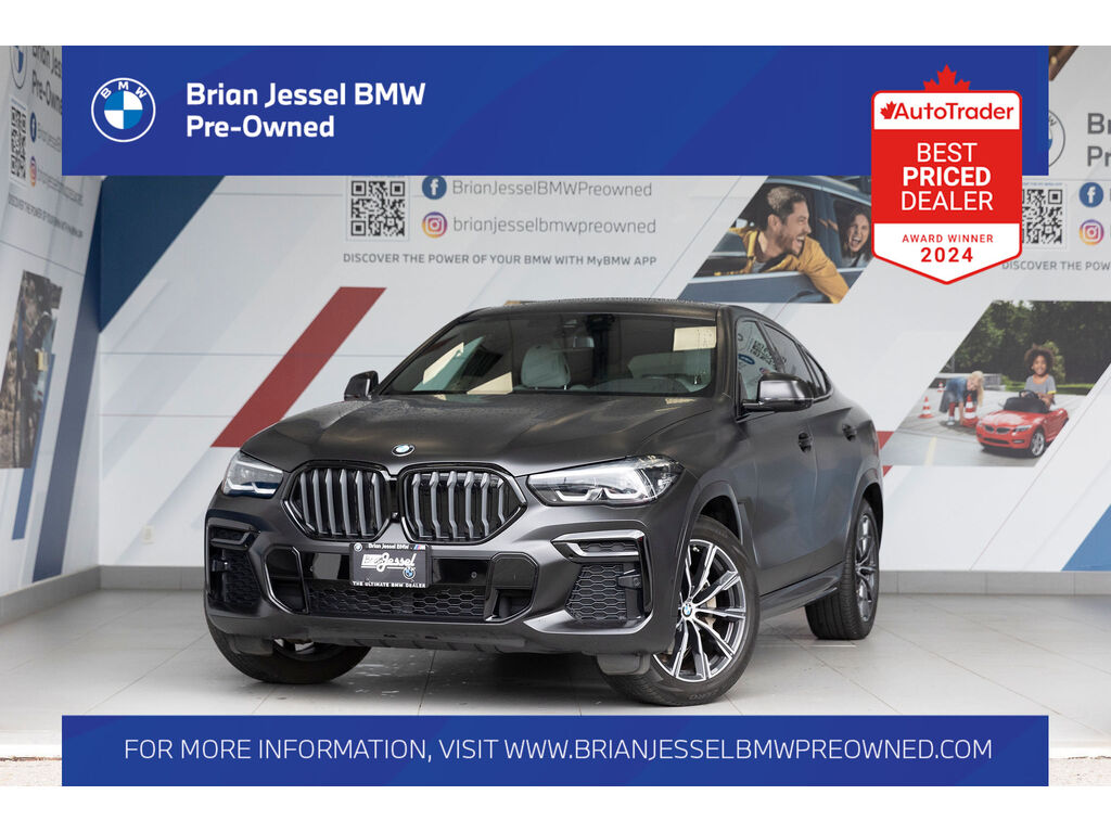 Blue Metallic 2023 BMW X6 xDrive40i AWD SUV / Crossover All-Wheel Drive Automatic