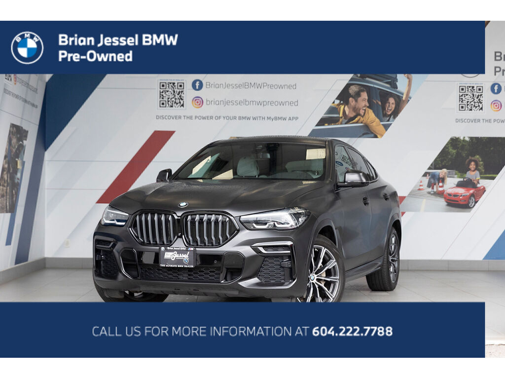 Blue Metallic 2023 BMW X6 SUV / Crossover All-Wheel Drive Automatic