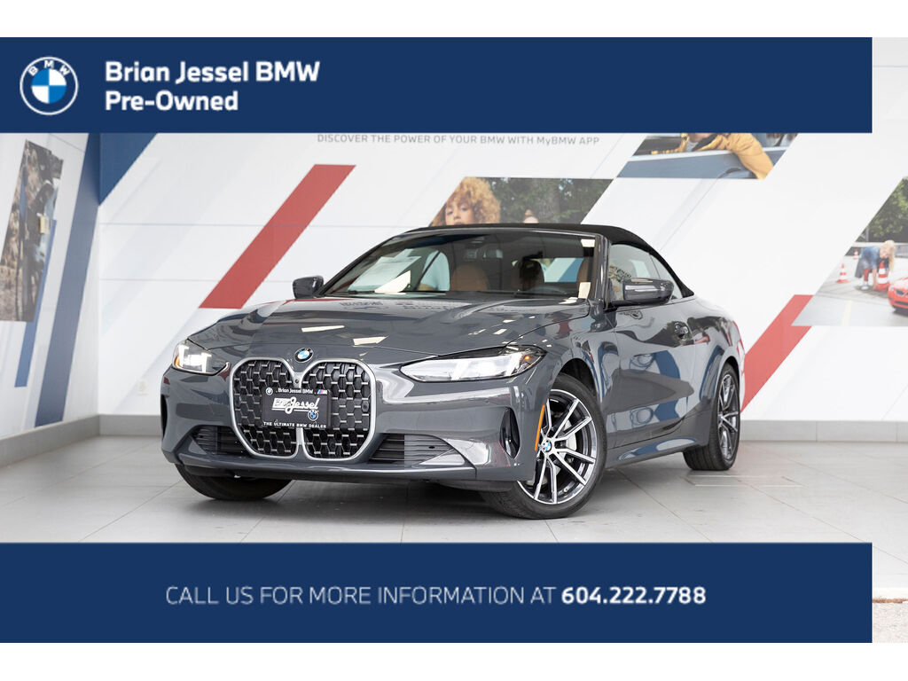 Gray Metallic 2026 BMW 4 Series Convertible All-Wheel Drive Automatic