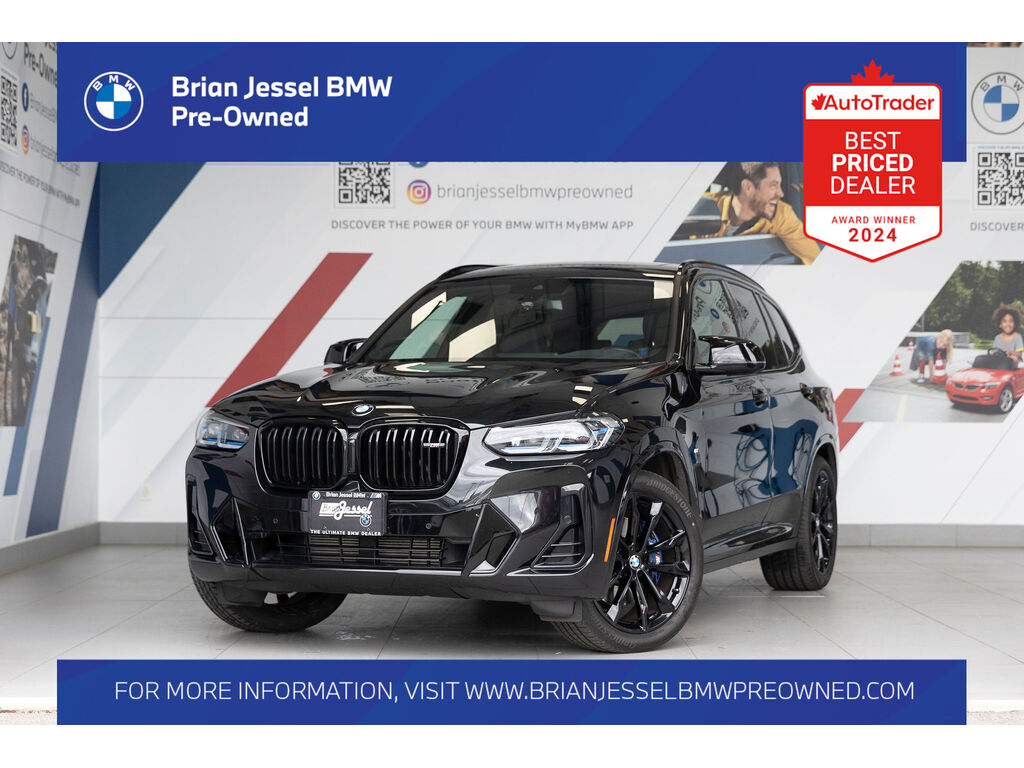 Black Sapphire Metallic 2022 BMW X3 M40i AWD SUV / Crossover All-Wheel Drive Automatic