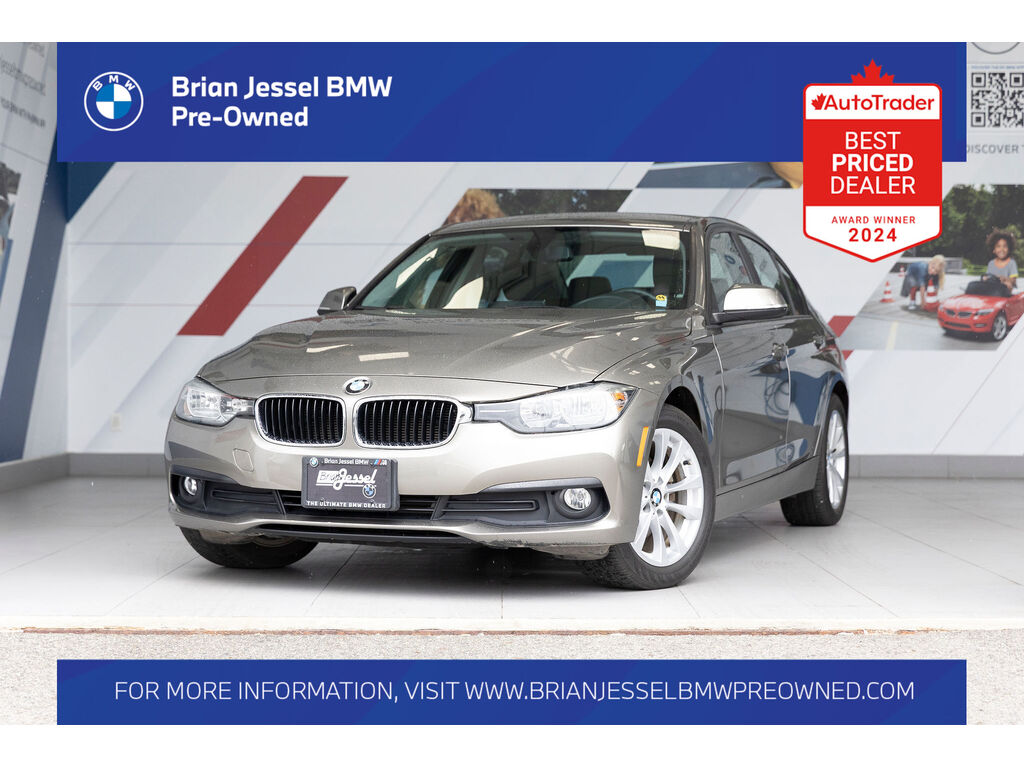 Gray (Platinum Silver Metallic) 2016 BMW 3 Series 320i xDrive Sedan AWD Sedan All-Wheel Drive Automatic