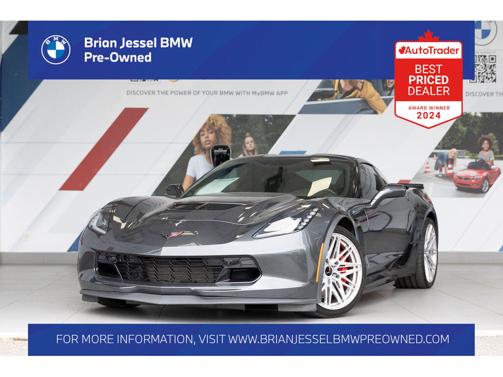 Gray Metallic 2017 Chevrolet Corvette Z06 2LZ Coupe RWD Coupe Rear-Wheel Drive Manual