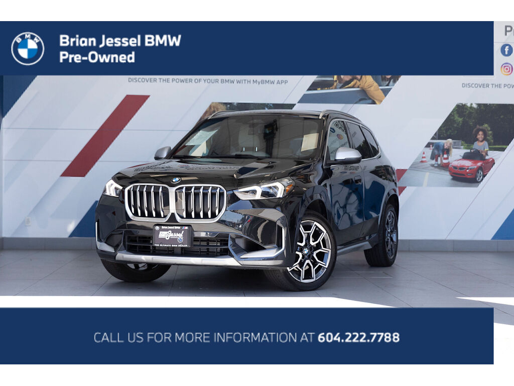 Black Sapphire Metallic 2023 BMW X1 SUV / Crossover All-Wheel Drive Automatic