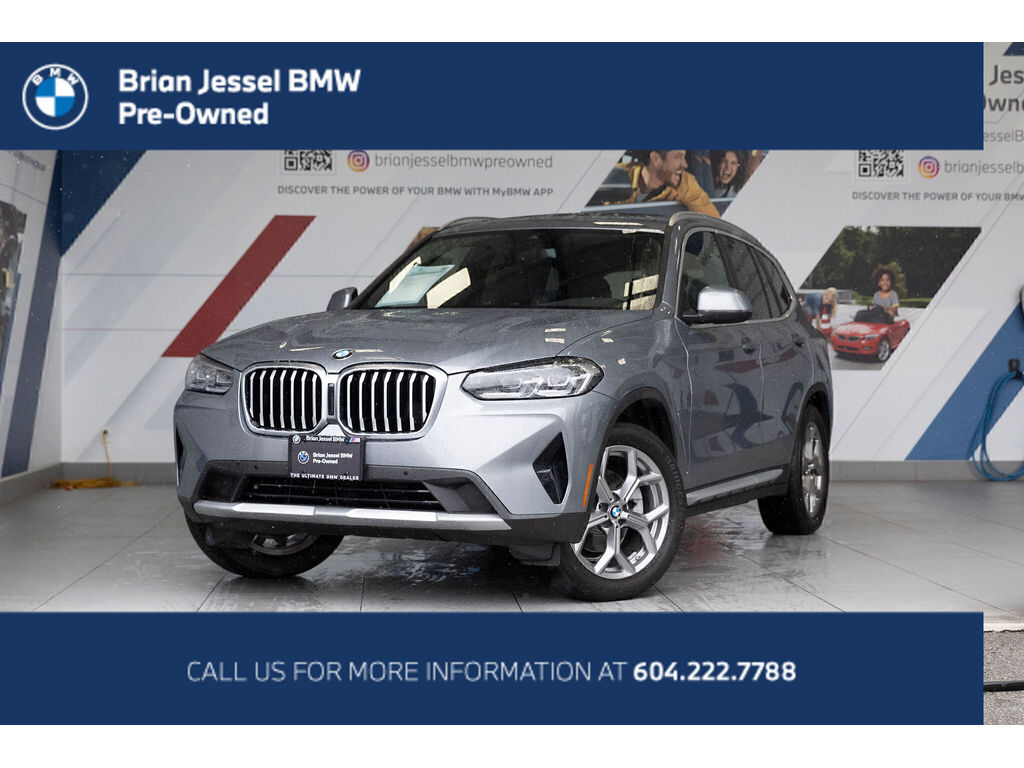 Gray Metallic 2023 BMW X3 SUV / Crossover All-Wheel Drive Automatic