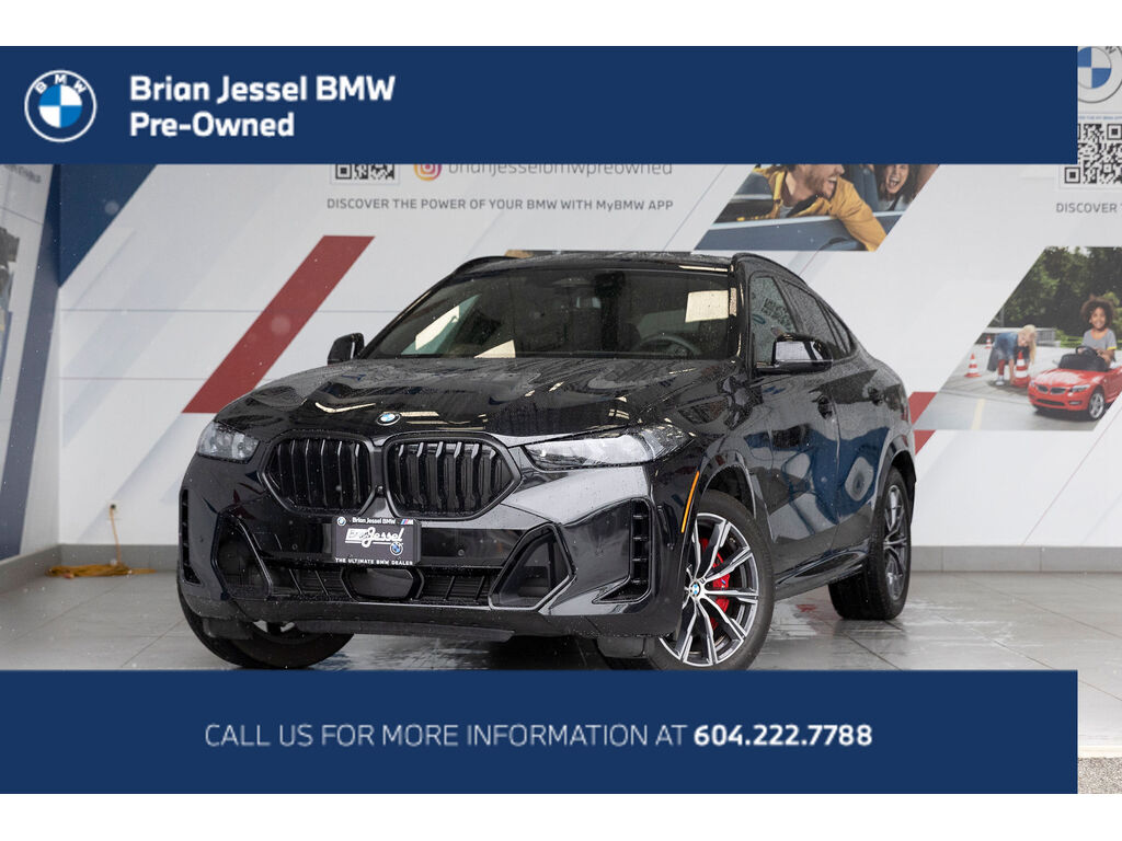 Black Sapphire Metallic 2026 BMW X6 SUV / Crossover All-Wheel Drive Automatic