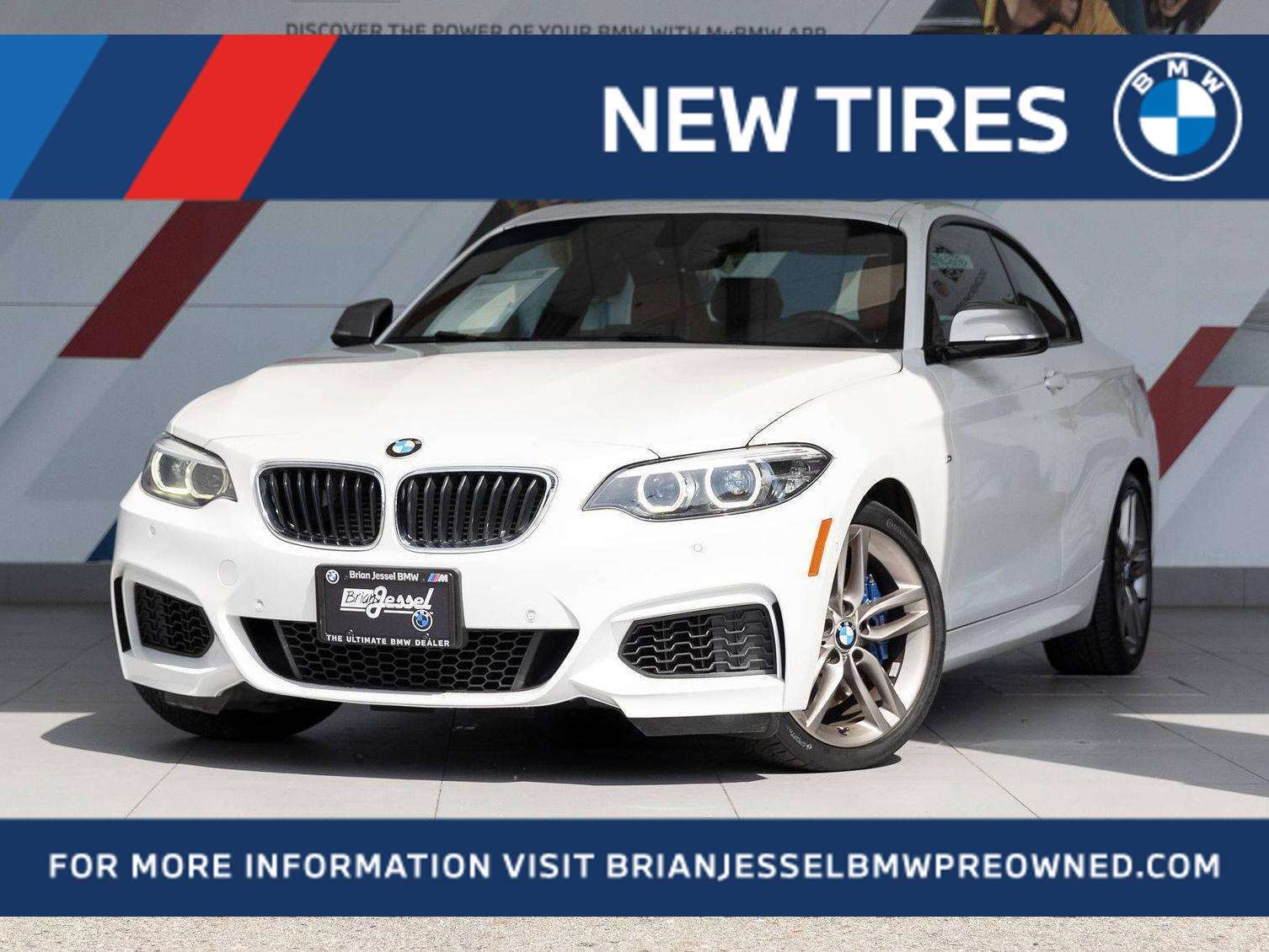White Metallic 2018 BMW 2 Series Coupe All-Wheel Drive Automatic