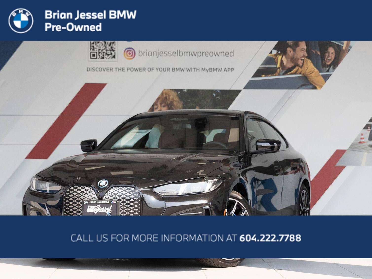 Black Sapphire Metallic 2025 BMW i4 Sedan All-Wheel Drive Automatic