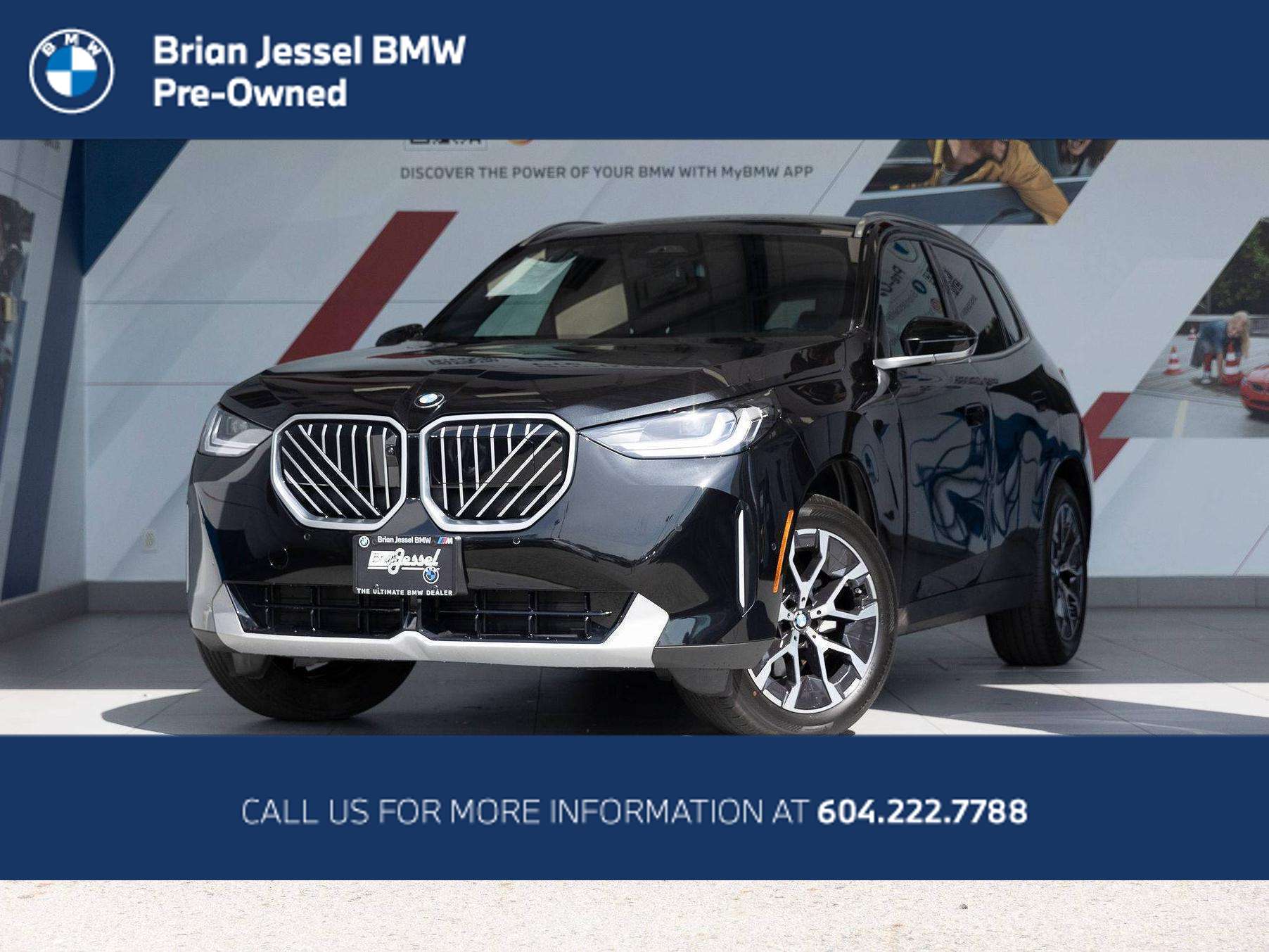 Black Sapphire Metallic 2026 BMW X3 SUV / Crossover All-Wheel Drive Automatic