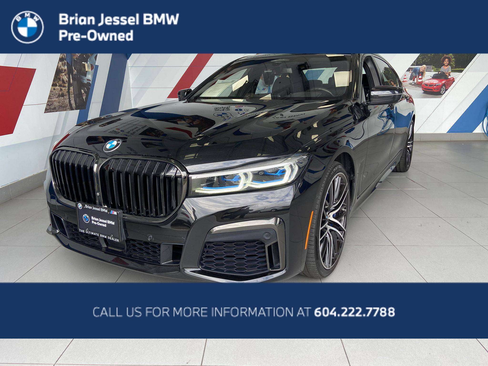 Black Sapphire Metallic 2021 BMW 7 Series Sedan Automatic
