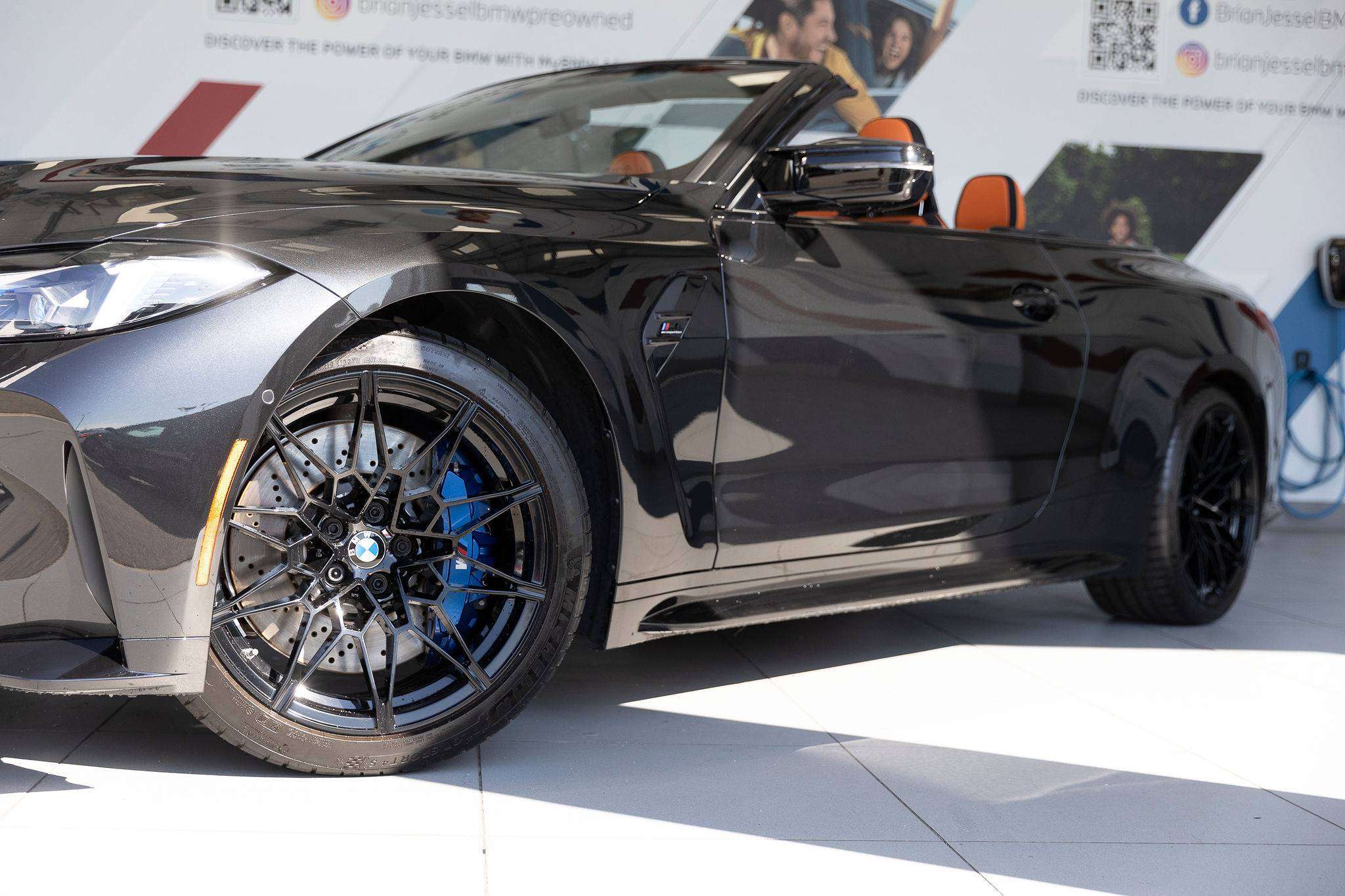 Black Sapphire Metallic 2026 BMW M4 Convertible All-Wheel Drive Automatic