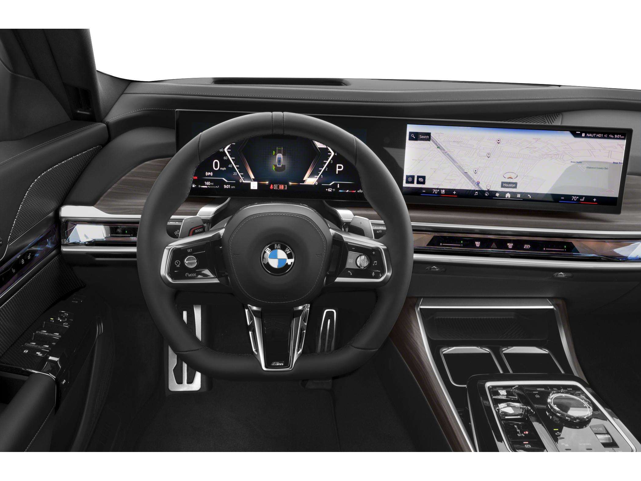Black Sapphire Metallic 2023 BMW 7 Series Sedan All-Wheel Drive Automatic
