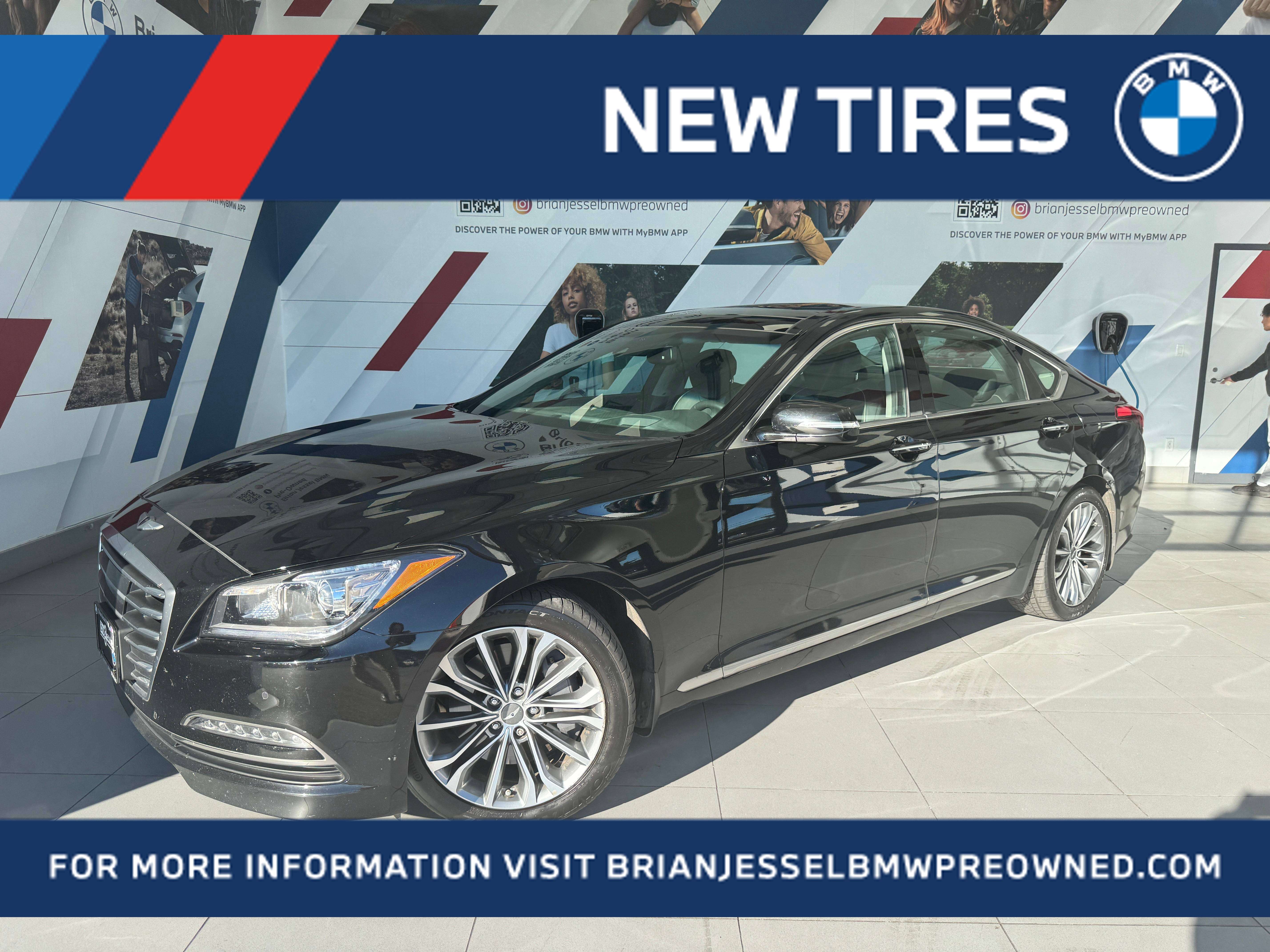 Black Mica 2016 Hyundai Genesis Sedan Automatic