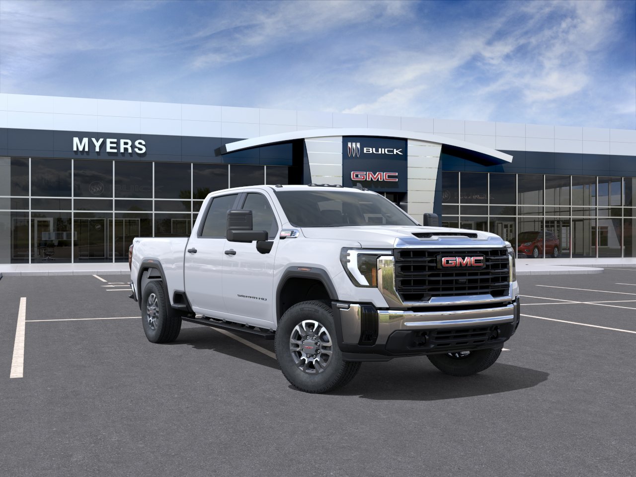 Summit White 2026 GMC Sierra 3500HD Pickup Truck Four-Wheel Drive Automatic