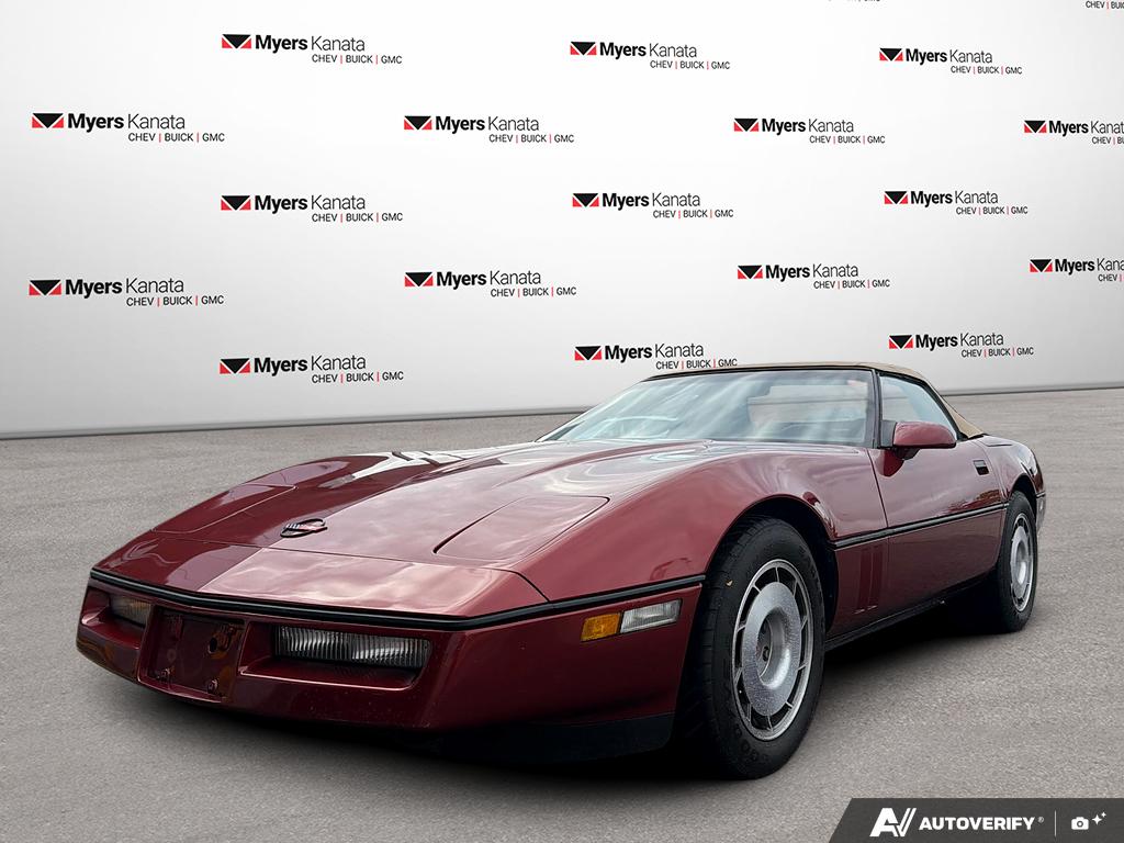  1987 Chevrolet Corvette Convertible Rear-Wheel Drive Automatic