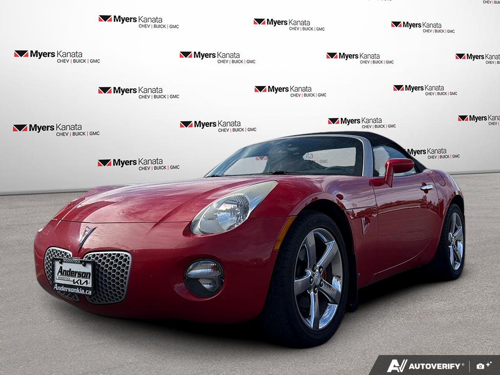 Red 2007 Pontiac Solstice Convertible Rear-Wheel Drive Manual