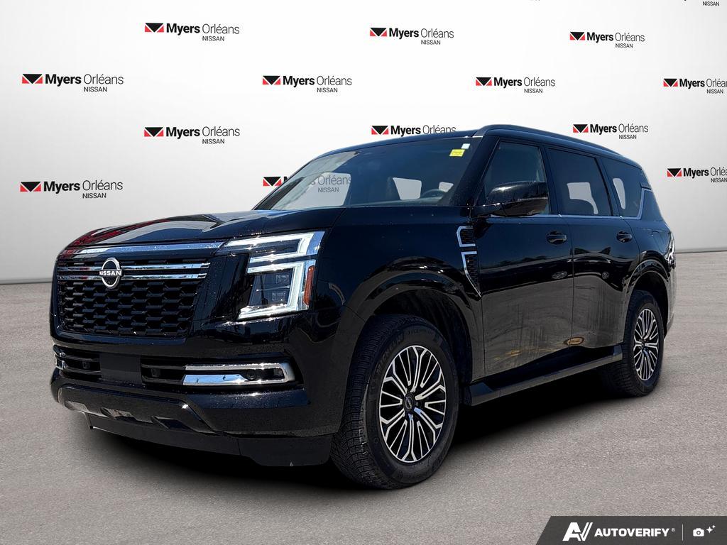 Black 2025 Nissan Armada Platinum 4WD SUV / Crossover Four-Wheel Drive Automatic