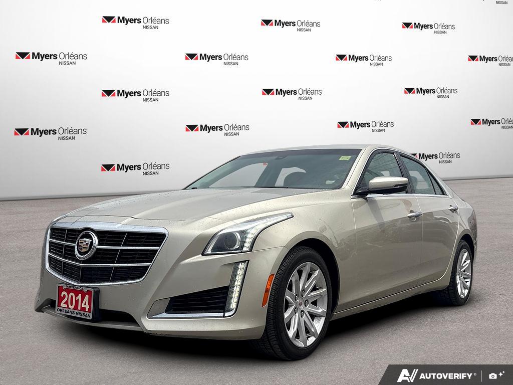 Gray 2014 Cadillac CTS 2.0T AWD Sedan All-Wheel Drive Automatic