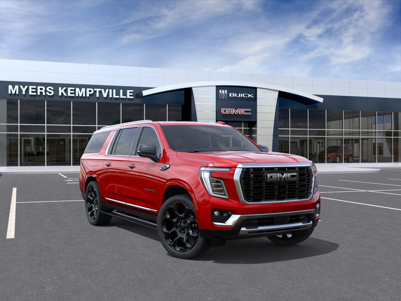 Volcanic Red Tintcoat 2026 GMC Yukon XL SUV / Crossover Four-Wheel Drive Automatic