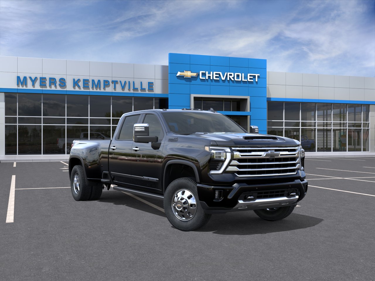 Black 2026 Chevrolet Silverado 3500HD Pickup Truck Four-Wheel Drive Automatic