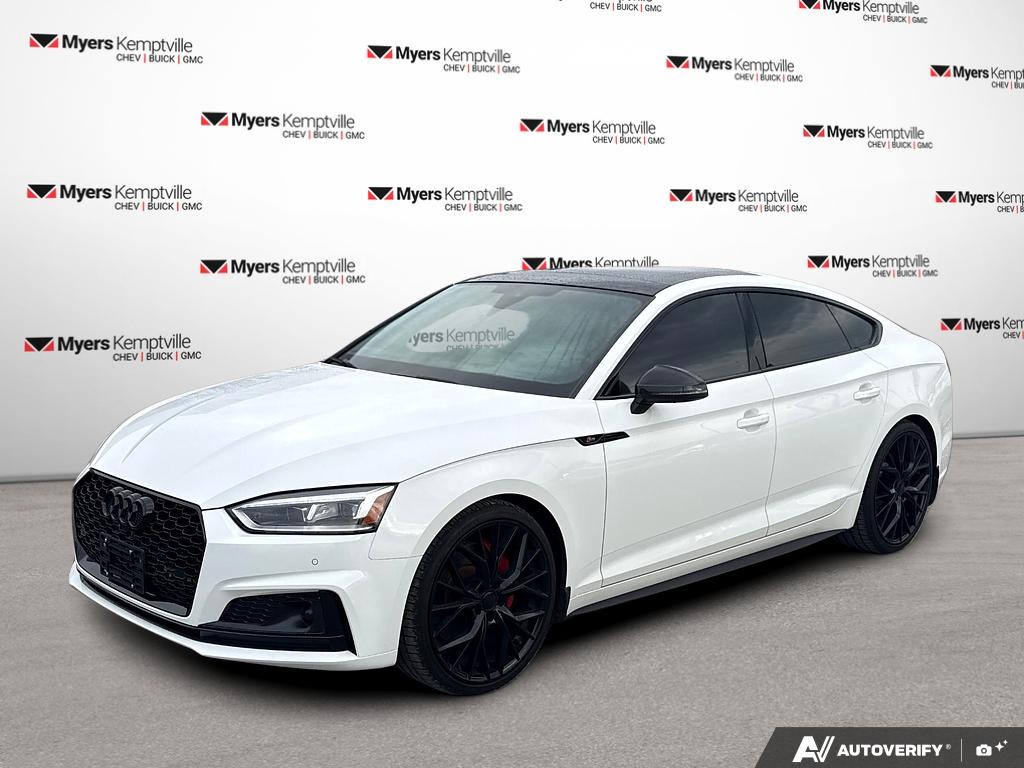 White 2018 Audi S5 Sportback Sedan Automatic