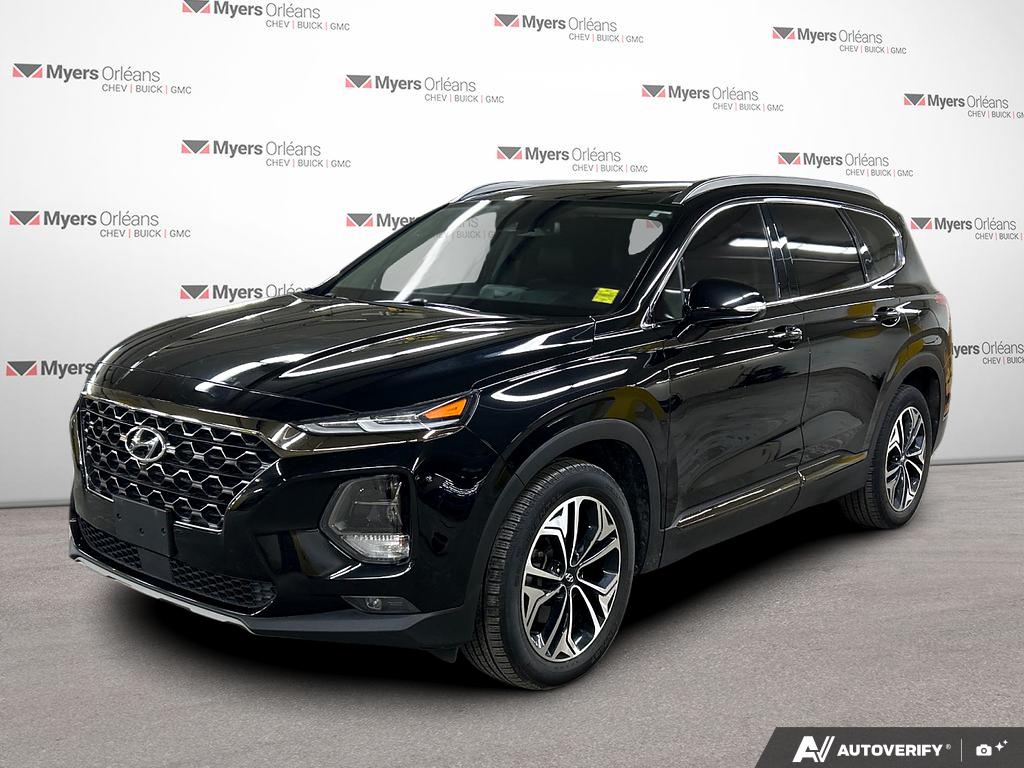 Black 2019 Hyundai Santa Fe 2.0T Ultimate AWD SUV / Crossover All-Wheel Drive Automatic