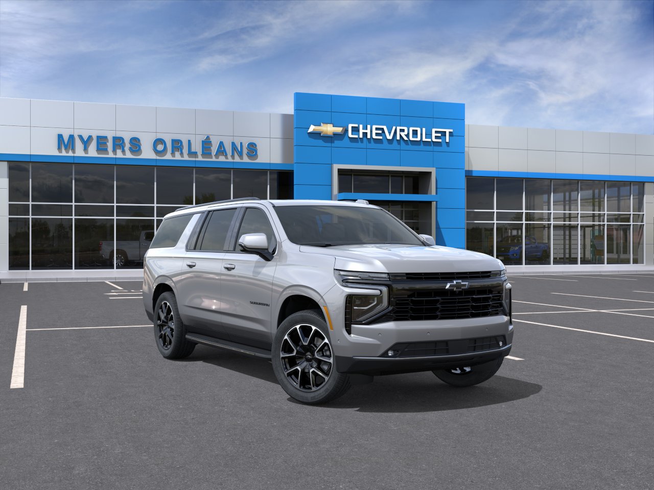 Gray (Sterling Grey Metallic) 2026 Chevrolet Suburban RST 4WD SUV / Crossover Four-Wheel Drive Automatic