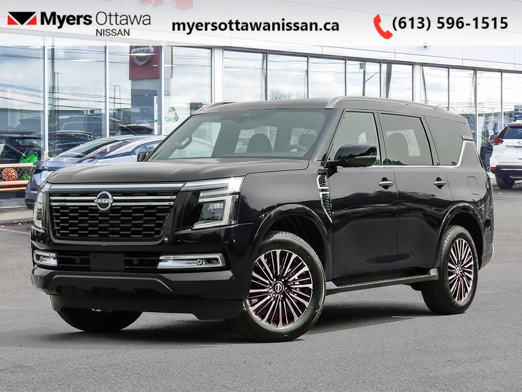 Super Black 2026 Nissan Armada Platinum Reserve 4WD SUV / Crossover Four-Wheel Drive Automatic