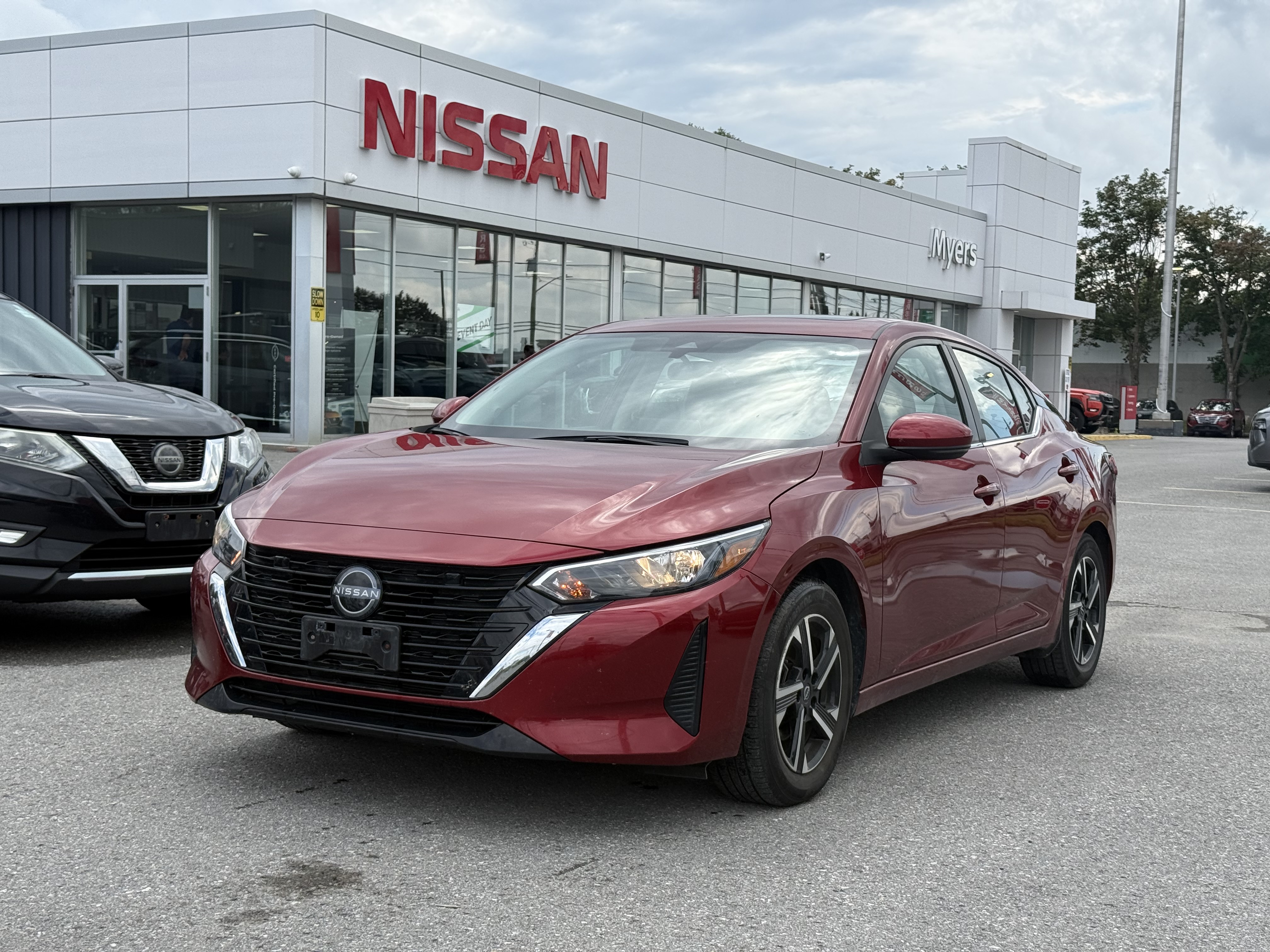 Red 2024 Nissan Sentra Sedan Front-Wheel Drive Automatic