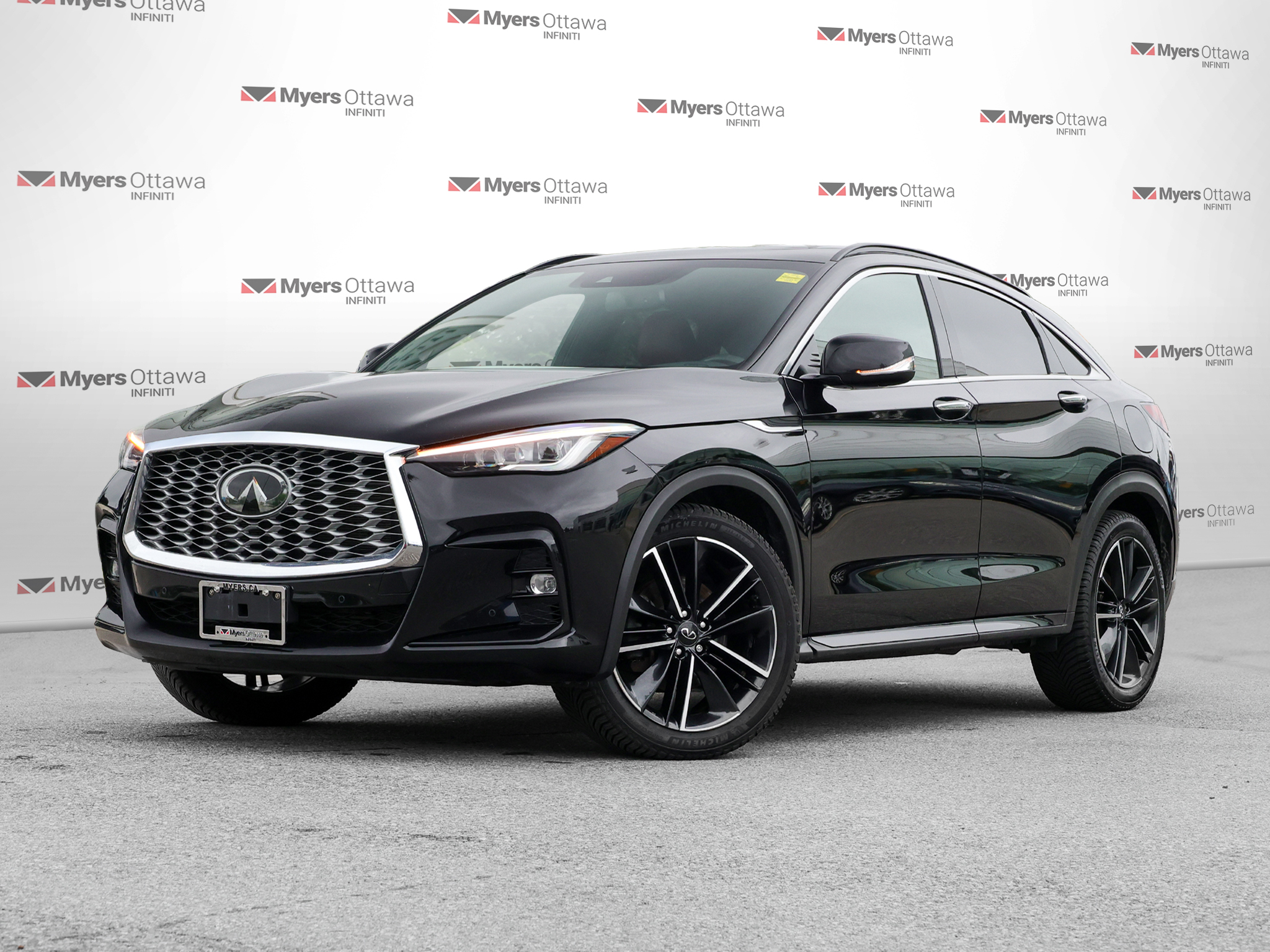 Mineral Black P 2022 INFINITI QX55 SUV / Crossover All-Wheel Drive Automatic