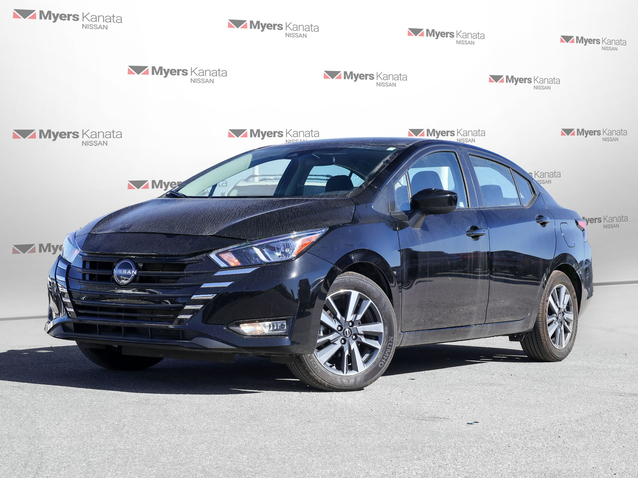 Super Black 2025 Nissan Versa Sedan Front-Wheel Drive Automatic