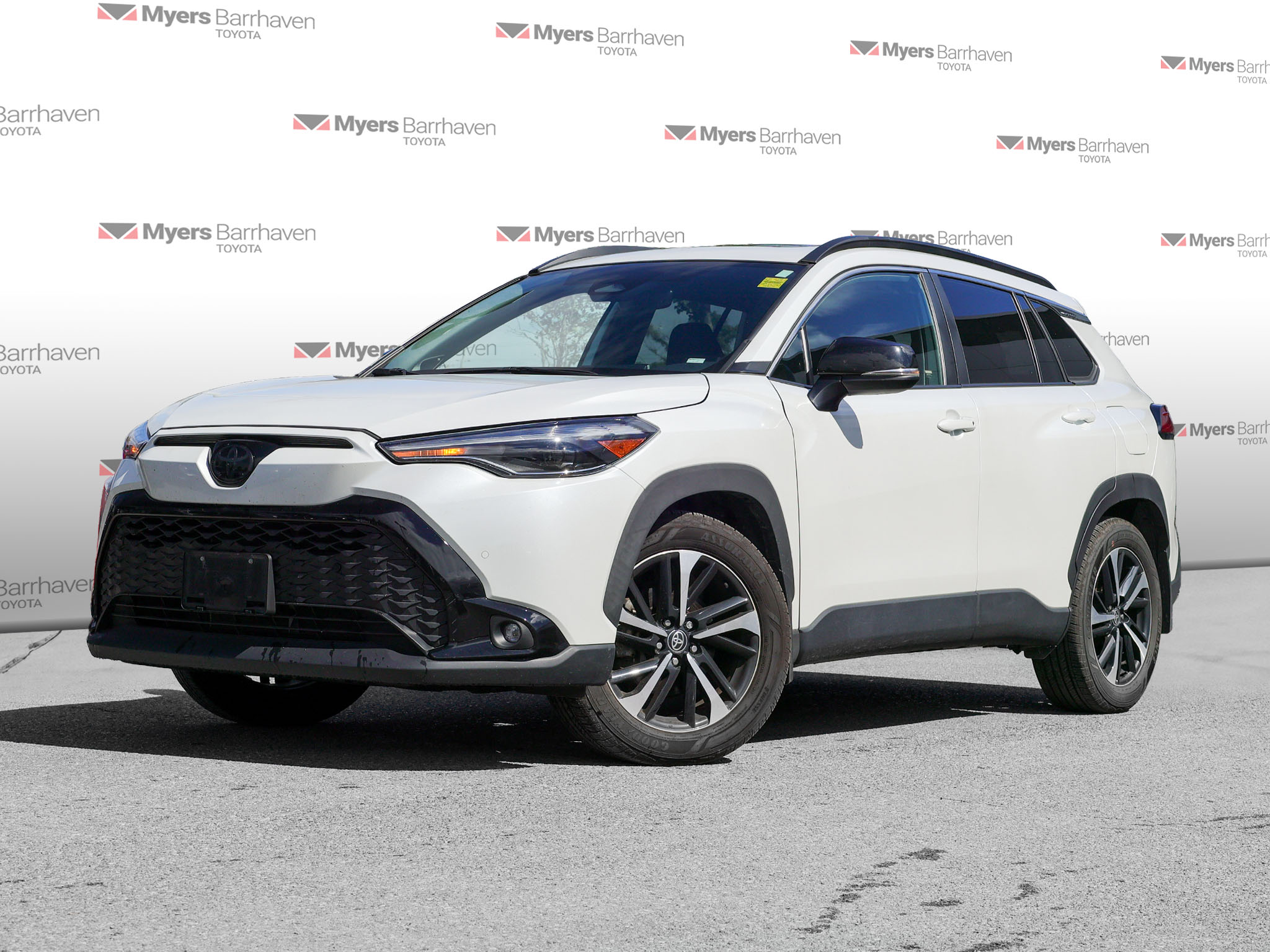 White (Wind Chill Pearl) 2025 Toyota Corolla Cross Hybrid SUV / Crossover All-Wheel Drive Automatic