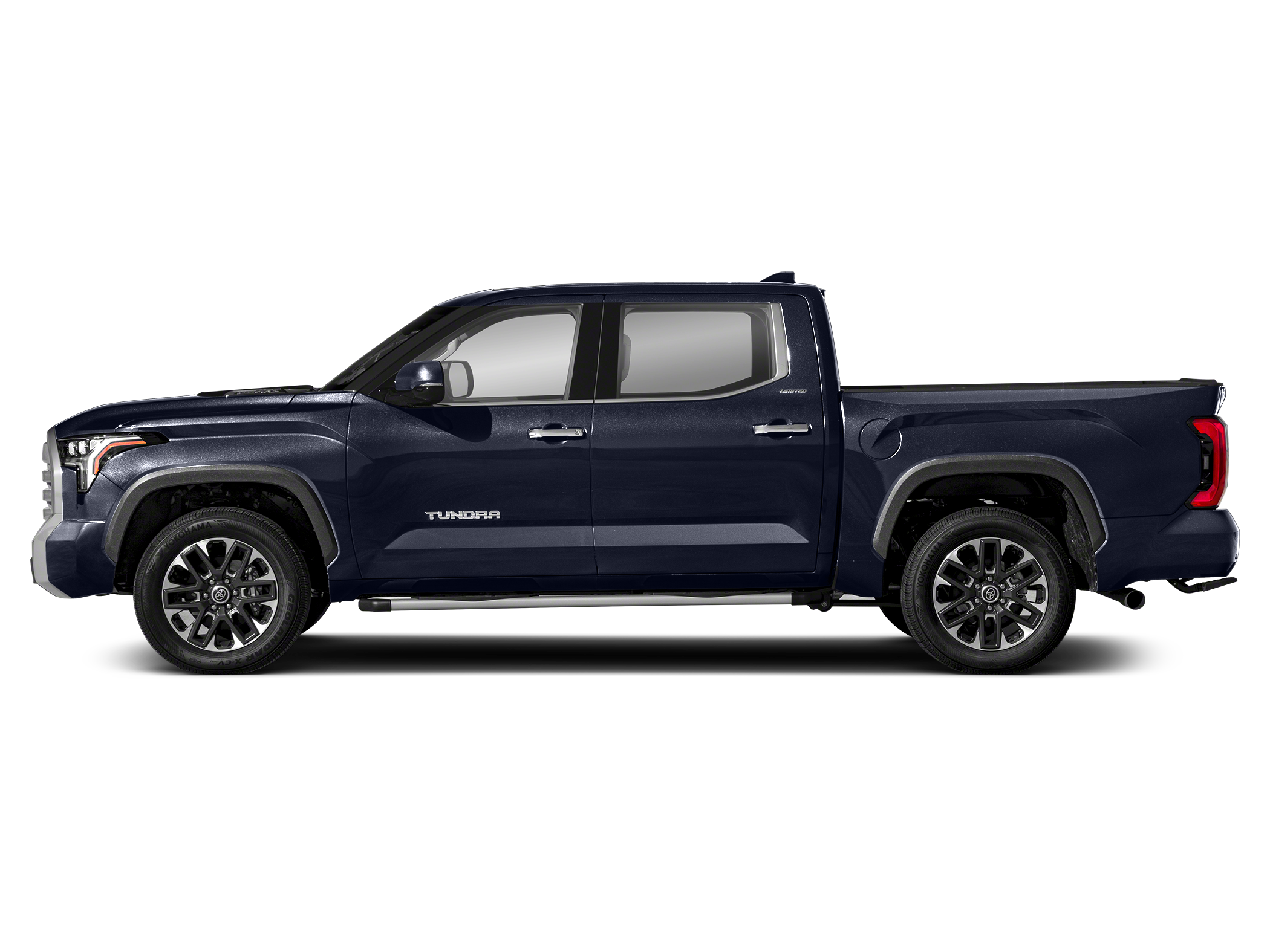 Blue 2023 Toyota Tundra Hybrid Pickup Truck Four-Wheel Drive Automatic