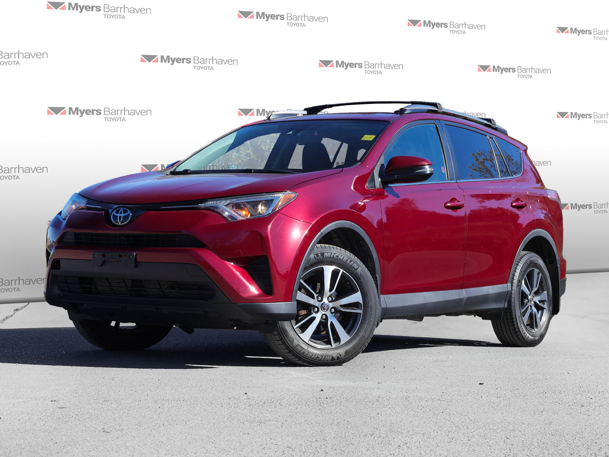 Red (Ruby Flare Pear) 2018 Toyota RAV4 SUV / Crossover Front-Wheel Drive Automatic