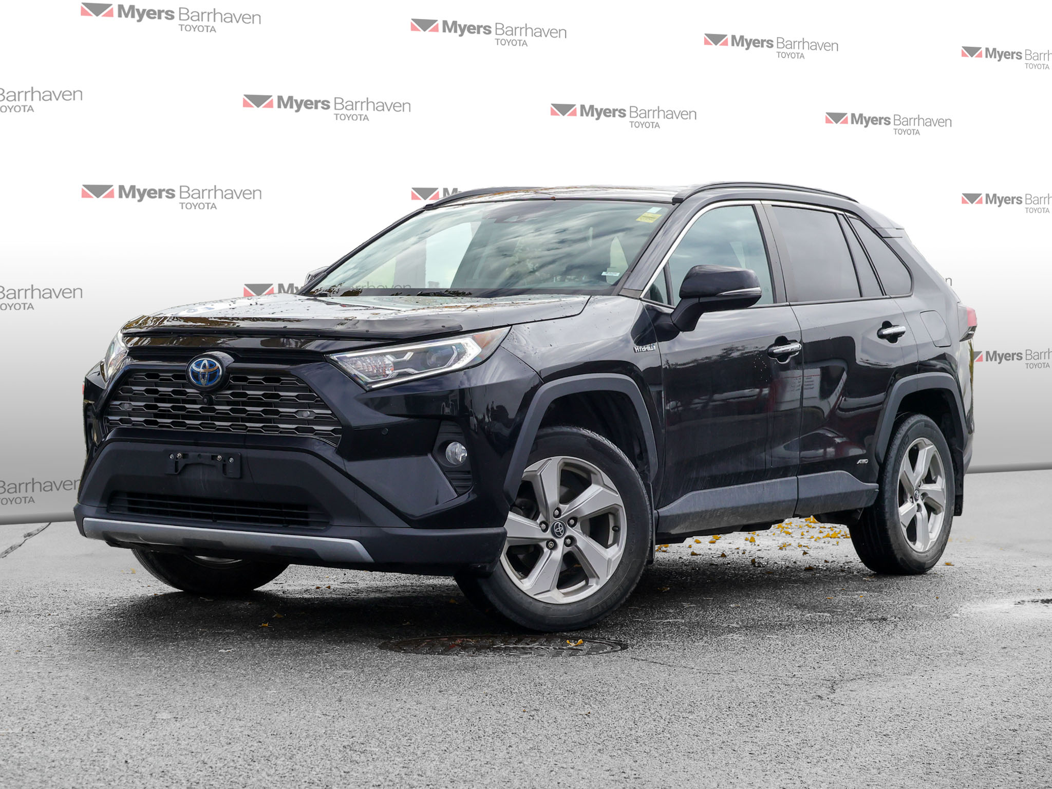 Midnight Black 2019 Toyota RAV4 Hybrid SUV / Crossover All-Wheel Drive Automatic