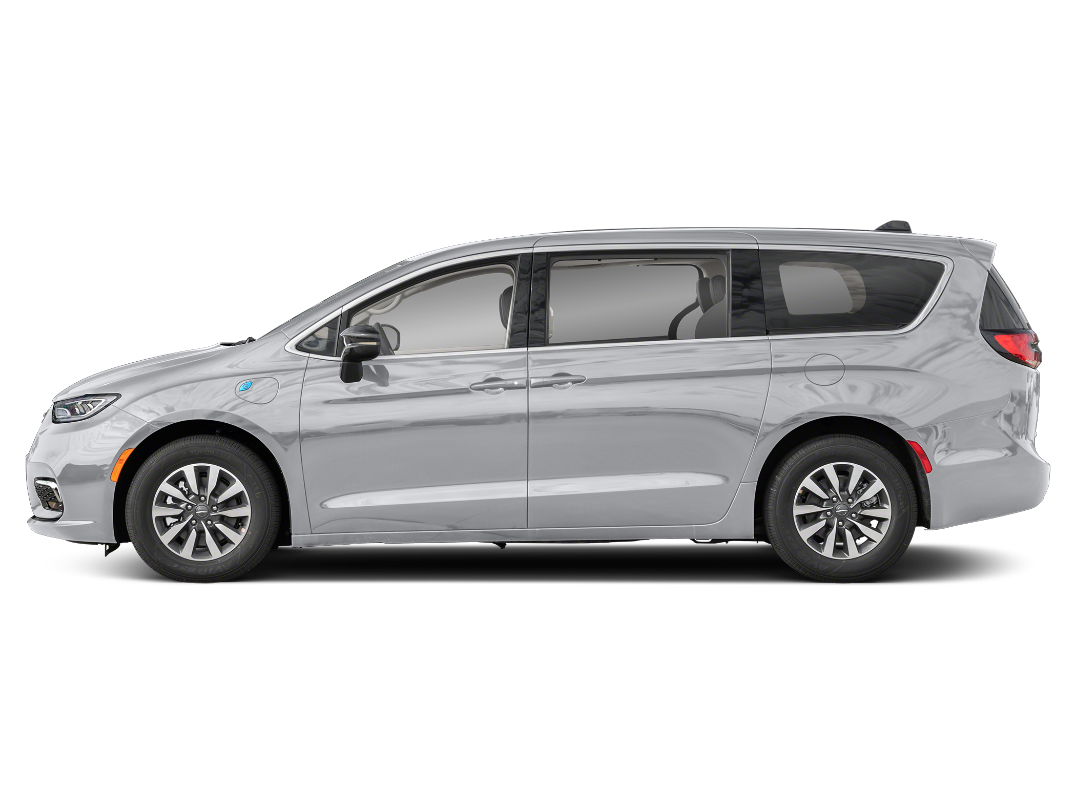 Silver 2024 Chrysler Pacifica Hybrid Minivan Front-Wheel Drive Automatic